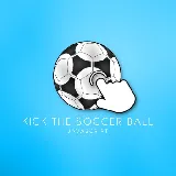 Kick the soccer ball
